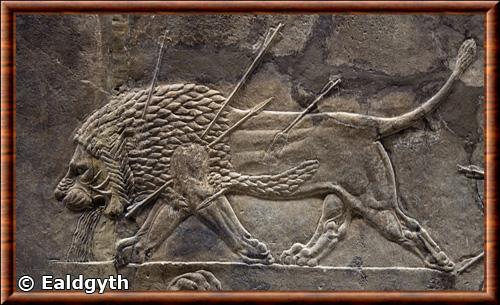 Relief assyrien de Ninive