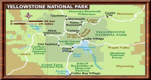 Yellowstone carte
