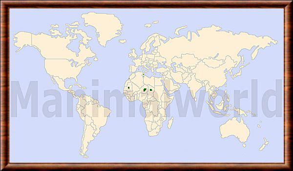 Addax nasomaculatus repartition