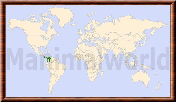 Cabiai de panama repartition