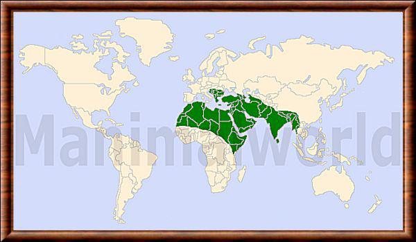 Canis aureus repartition