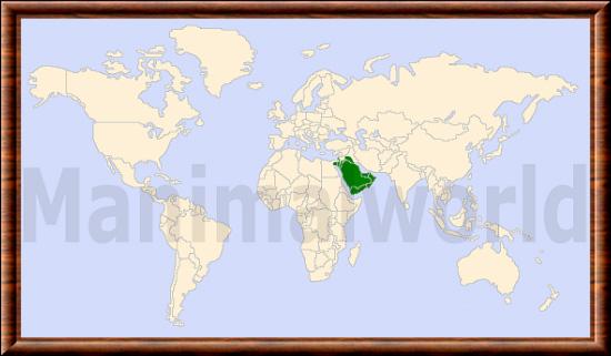 Canis lupus arabs repartition