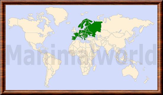 Canis lupus lupus répartition