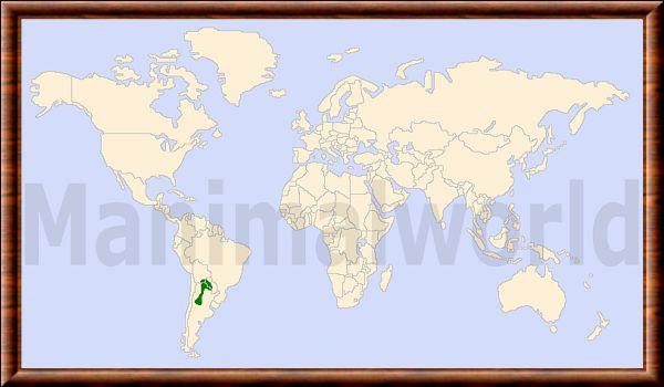 Dolichotis salinicola carte repartition