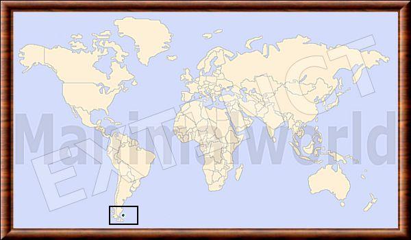 Dusicyon australis répartition