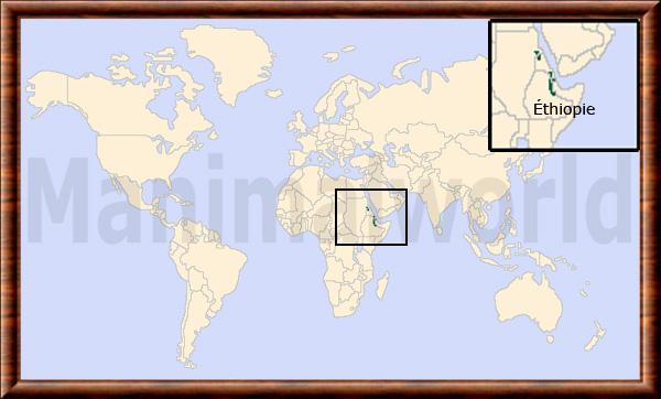 Equus africanus carte de repartition