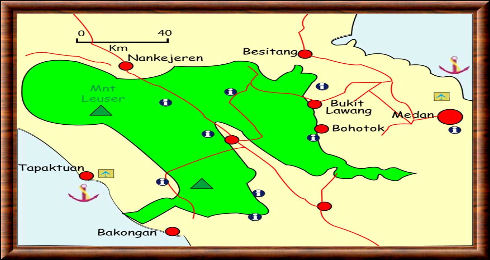 Gunung Leuser carte