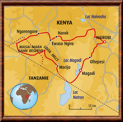 Masai Mara carte
