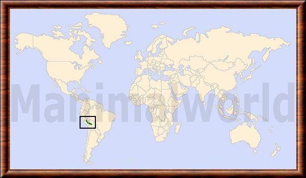 Mazama chunyi carte repartition