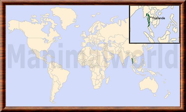 Muntjac de Fea carte de repartition