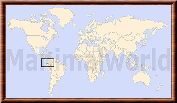 Mustela felipei range map