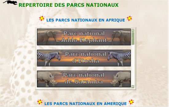 Parcs nationaux
