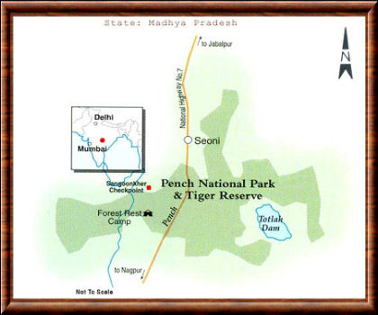 Pench carte