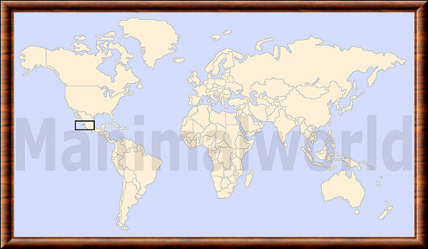 Procyon insularis range map