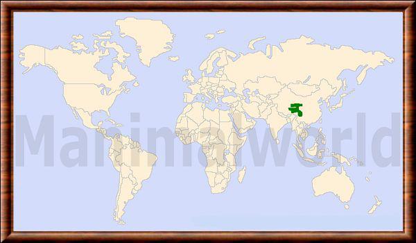 Przewalskium albirostris carte repartition