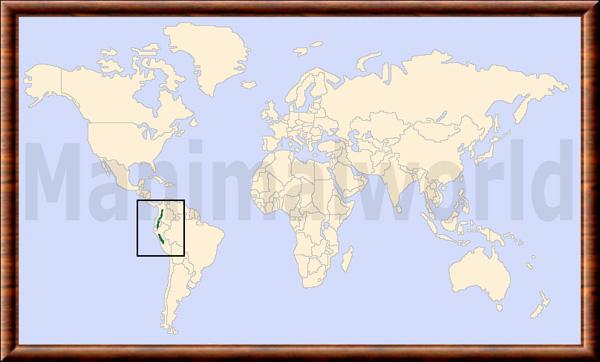 Pudu mephistophiles carte de repartition