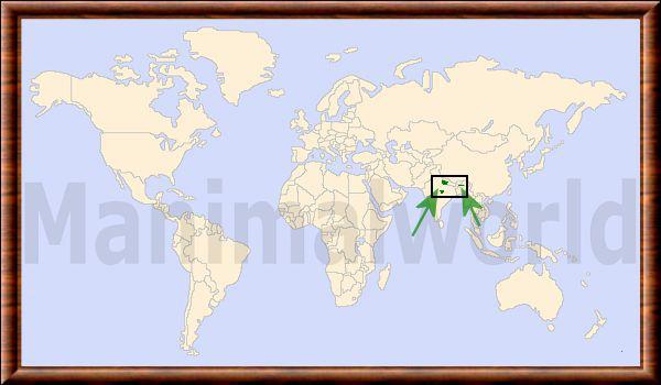 Rucervus duvaucelii carte repartition