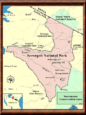 Serengeti carte