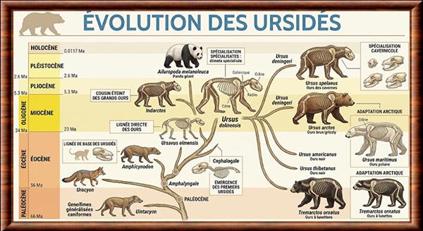 Évolution des ursidés