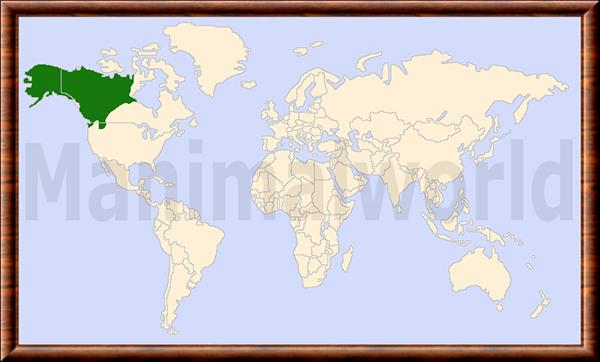 Ursus arctos horribilis distribution