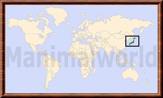 Ursus thibetanus japonicus distribution